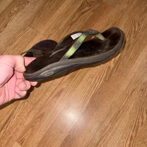 Chaco Women’s Brown and Olive Sandals size 8